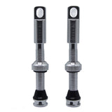 SILVER STZY Valves Tubeless Valve set with MK2 Top Cap with built in core remover 44-60mm